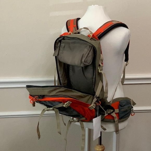 Jansport MAZAMA backpack - Slate Grey/Orange Ember - Picture 13 of 15